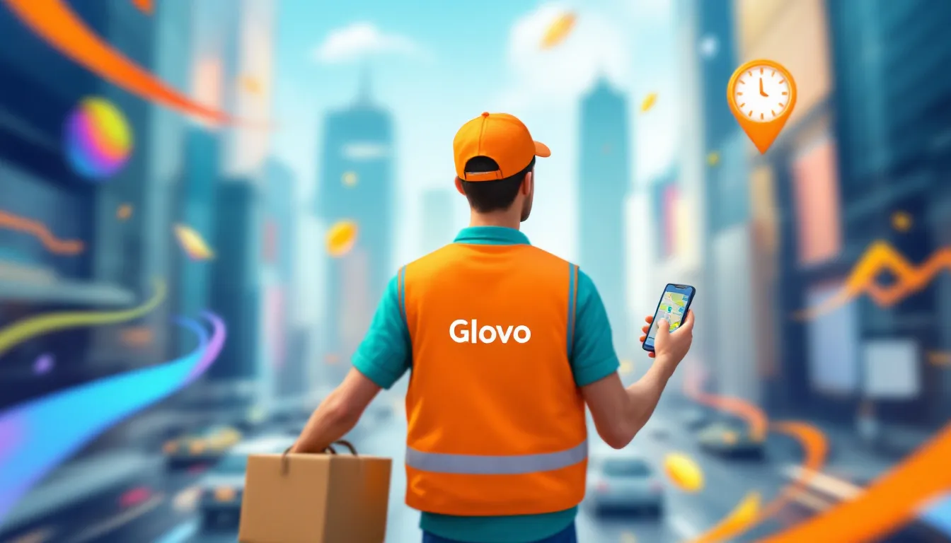 Korzyści z pracy jako kurier Glovo, w tym elastyczny grafik.
